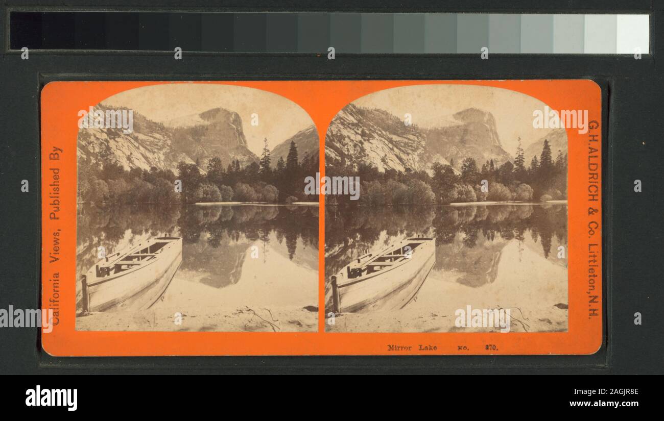 Mirror Lake by G. H. Aldrich & Co.; Mirror Lake Stock Photo Alamy
