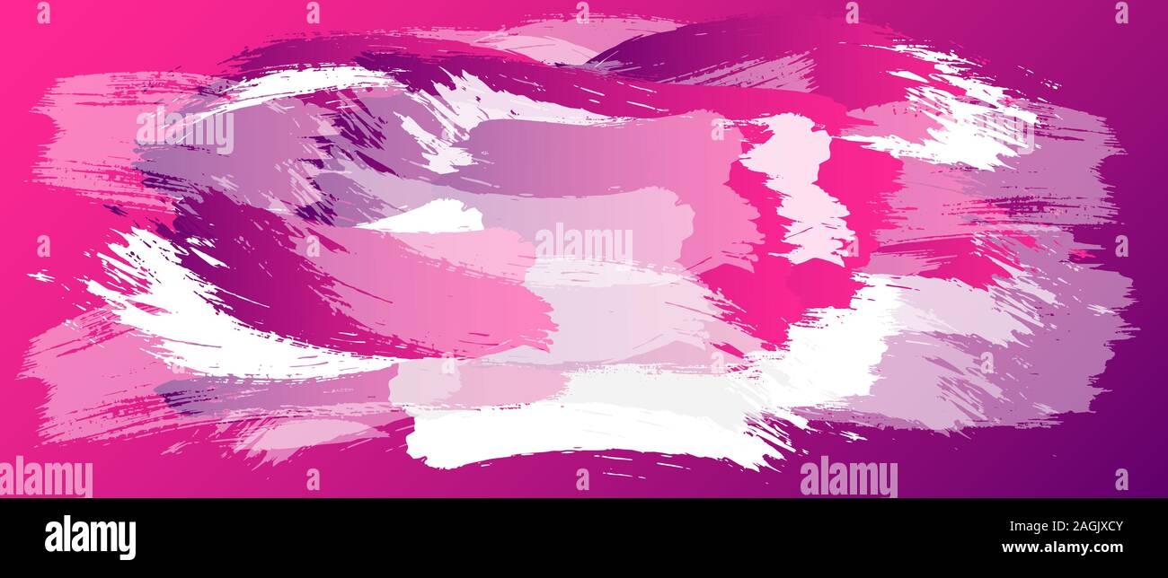 Bright background. Abstract luxury brush strokes with frame. vector Stock Vector