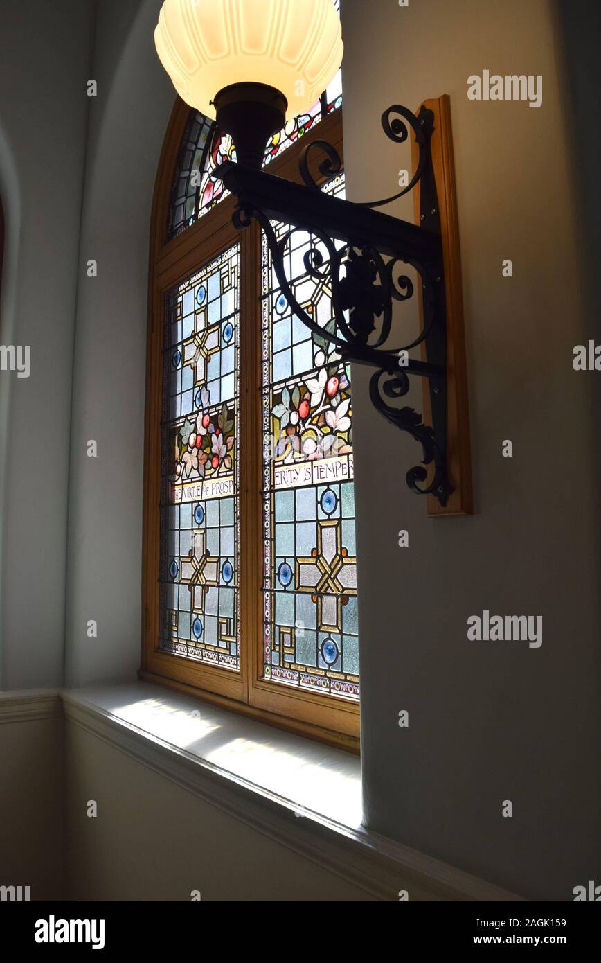 Interior views of the British Columbian Parliament Building in Victoria ...