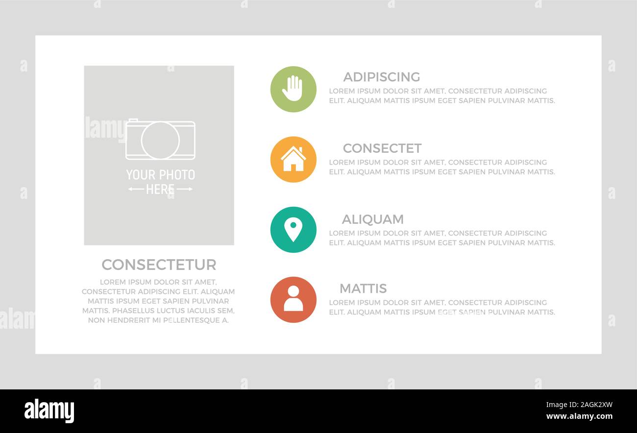 Set of green, turquoise, orange and red elements for infographic ...