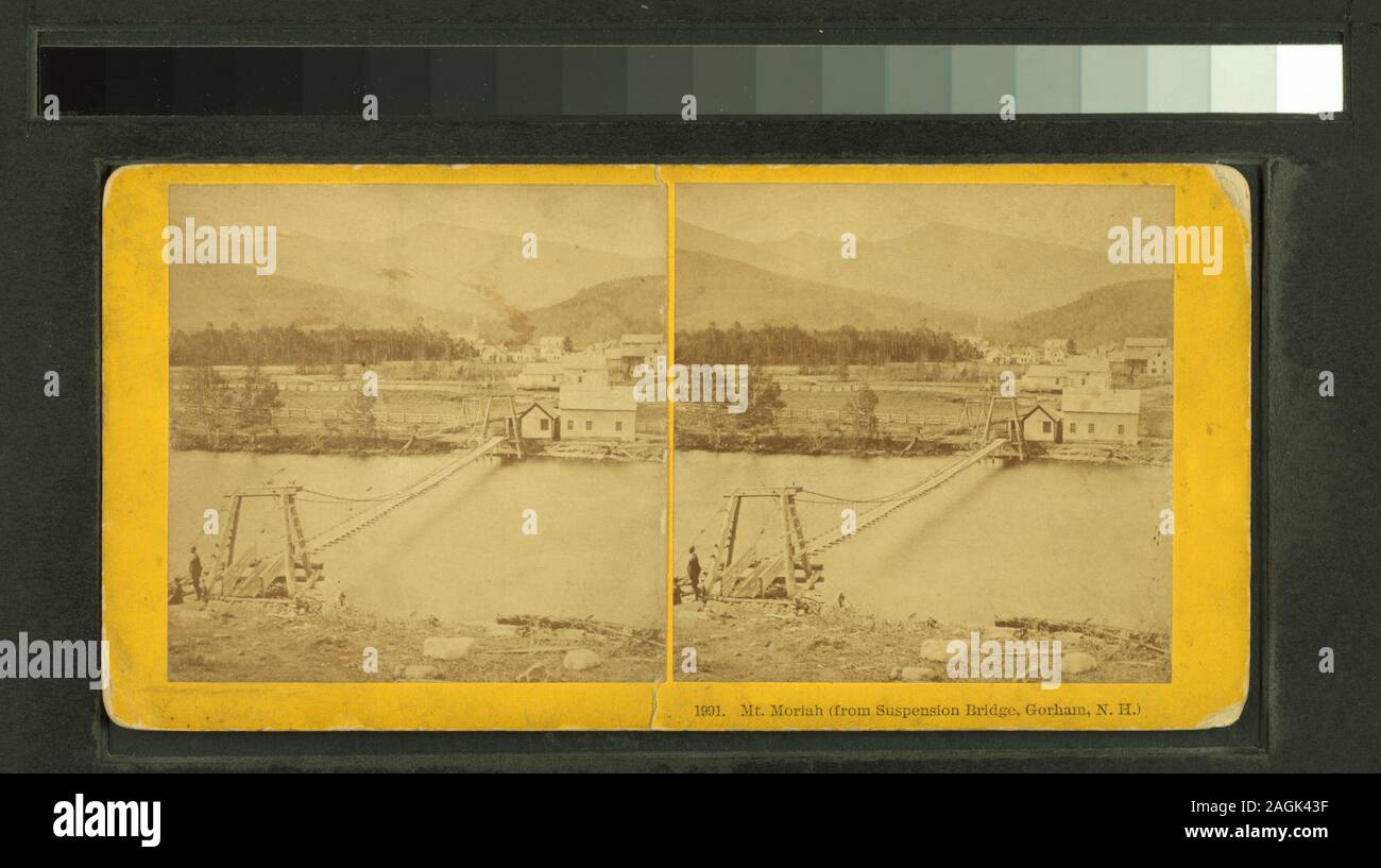 Mt Moriah (from Suspension Bridge, Gorham, NH) Mt. Moriah (from