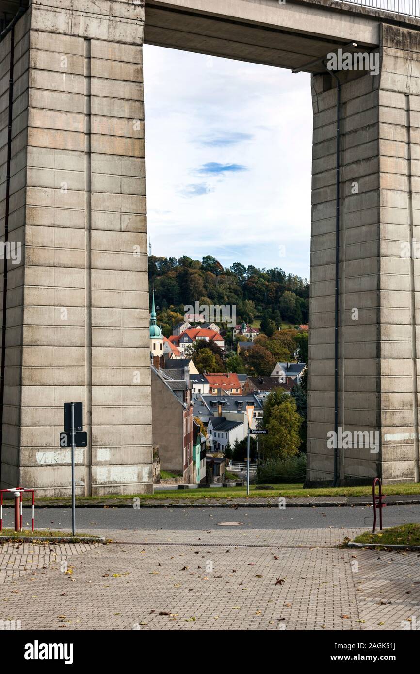 Viaduct In Sebnitz Stock Photo - Alamy
