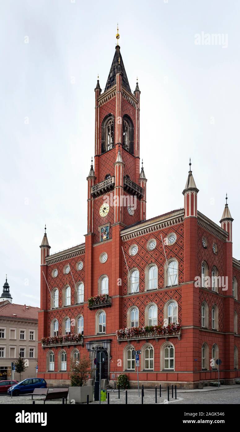 Town hall Kamenz Stock Photo
