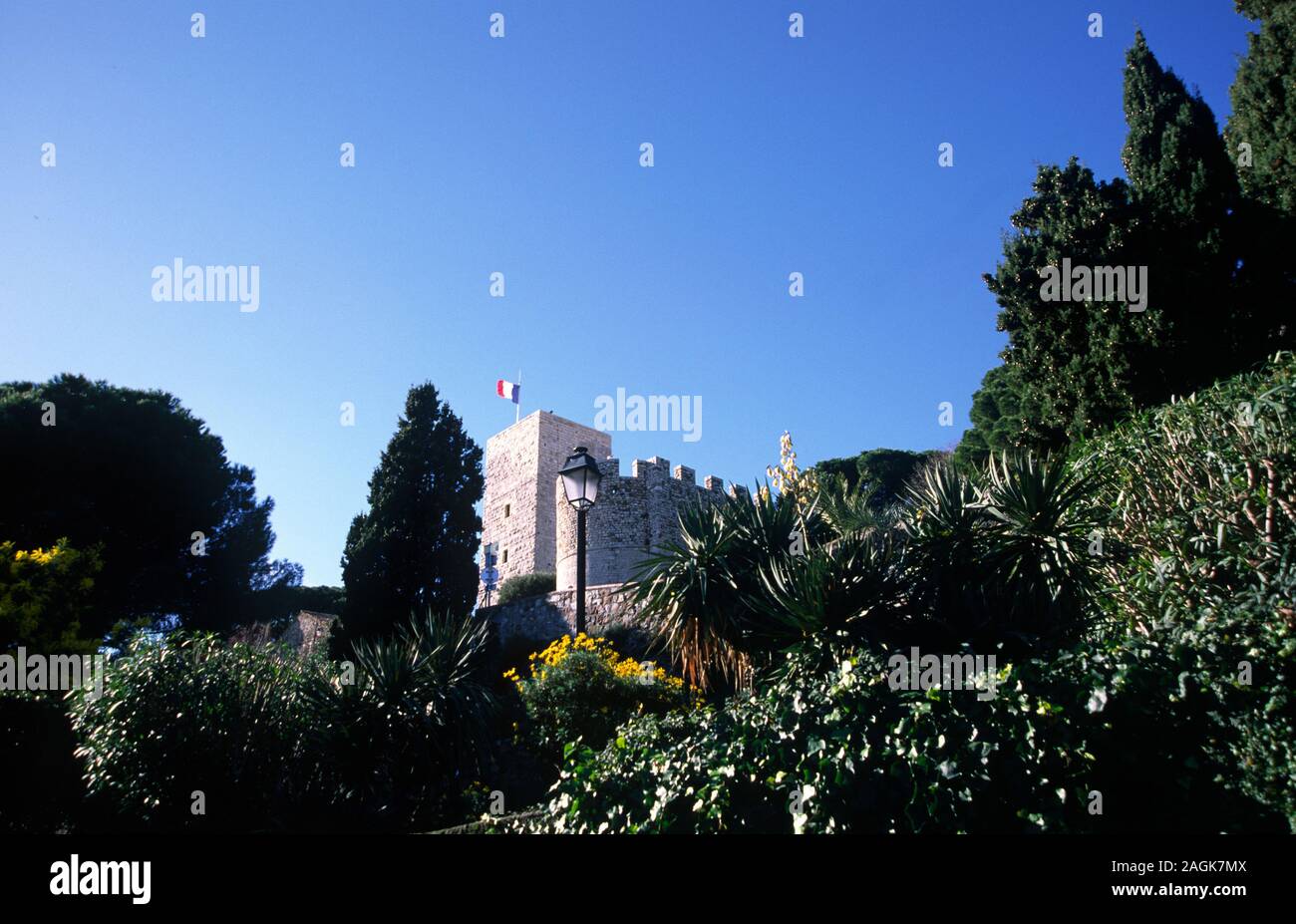 The museum castle of Cannes South of France Stock Photo Alamy