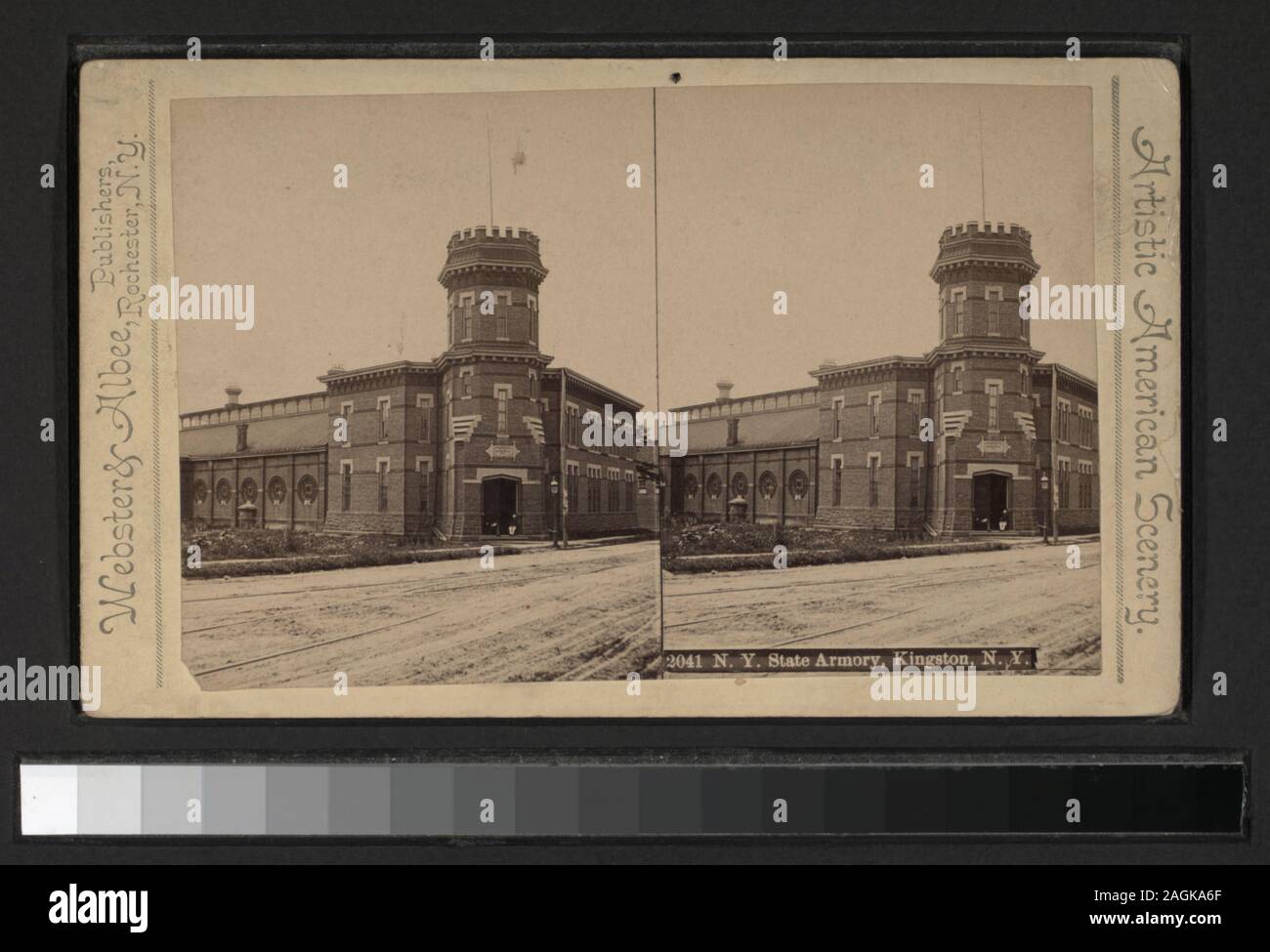 NY State Armory, Kingston, NY Includes views by Ed. Lewis and ster