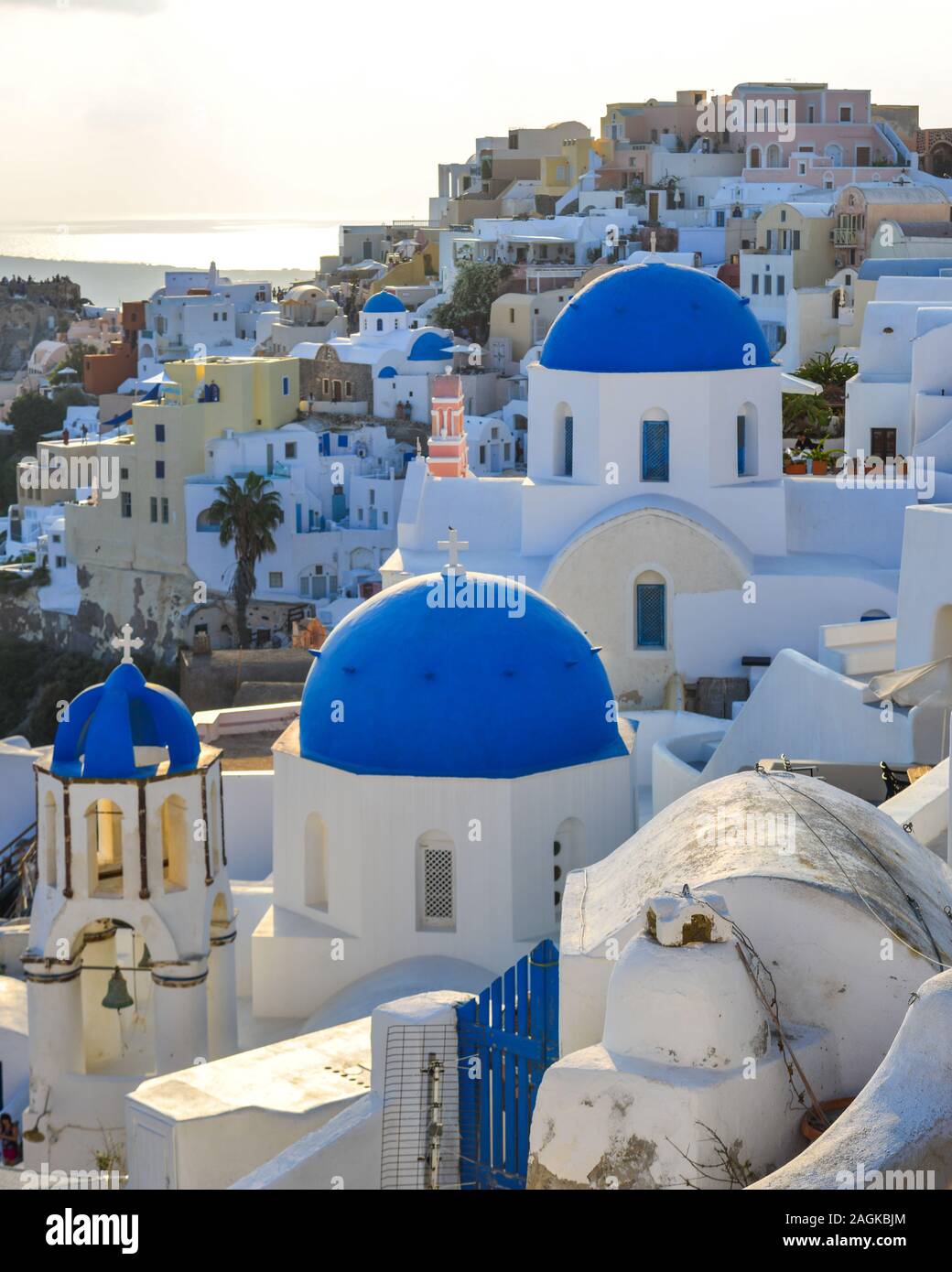 Landscape Of Santorini Island Greece Santorini Is One Of The