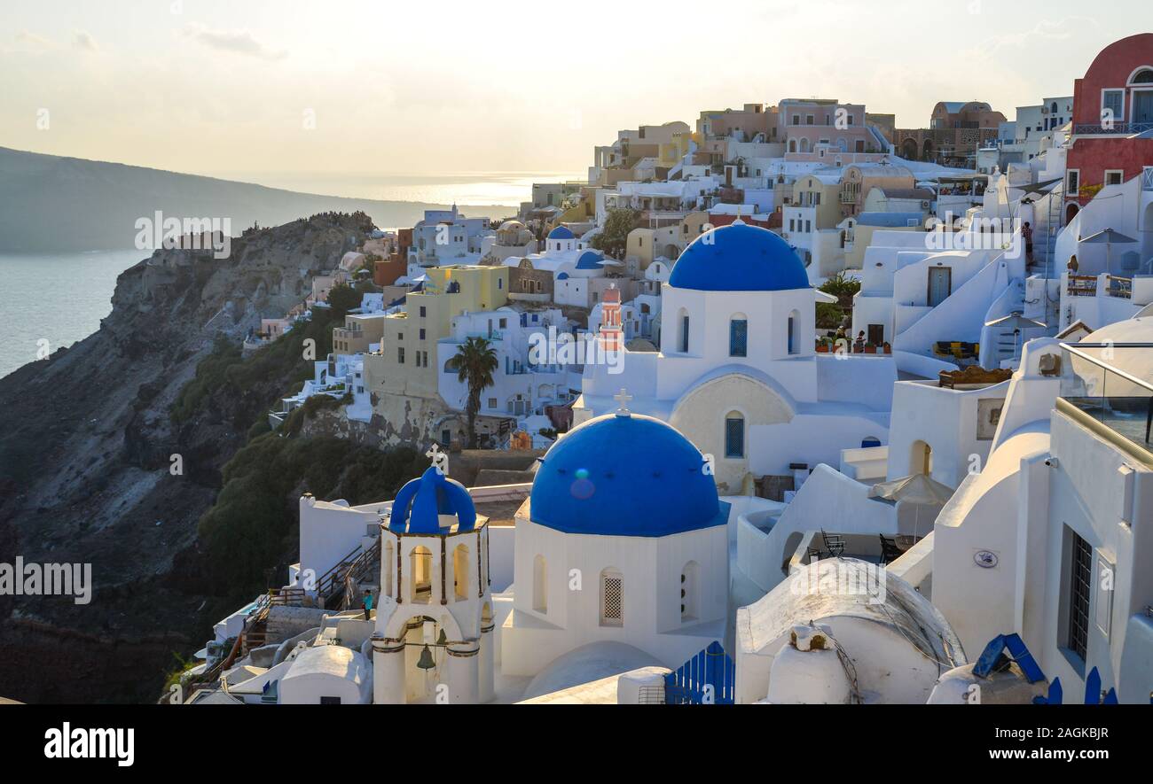 Landscape Of Santorini Island Greece Santorini Is One Of The