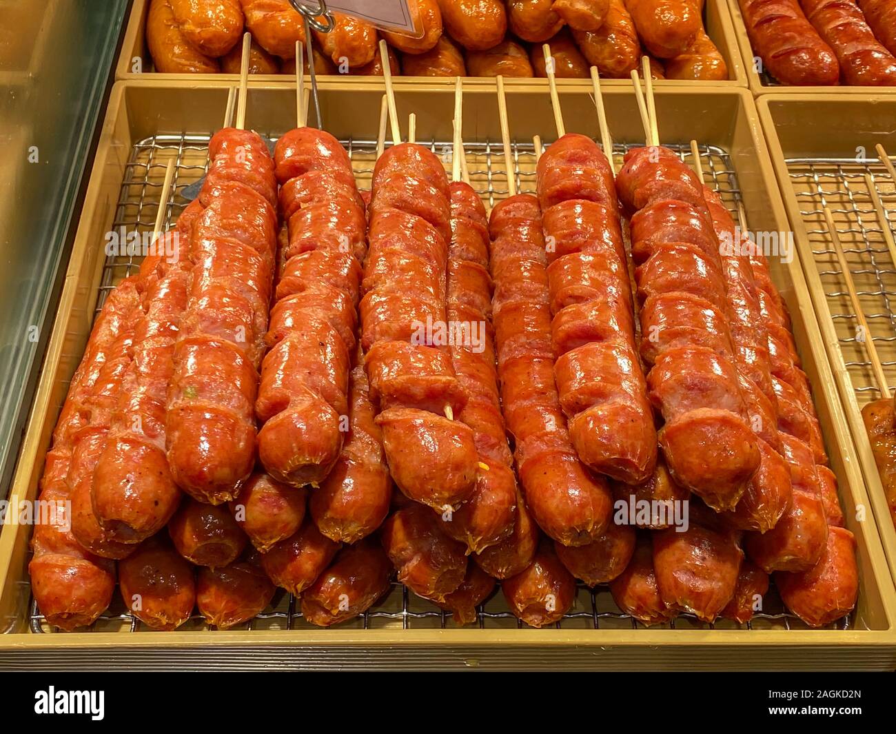 Deep fried hotdog hires stock photography and images Alamy