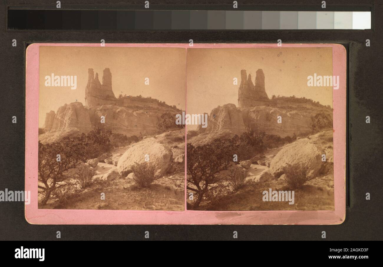 Navajo church rock Navajo church rock.; Navajo church rock Stock Photo