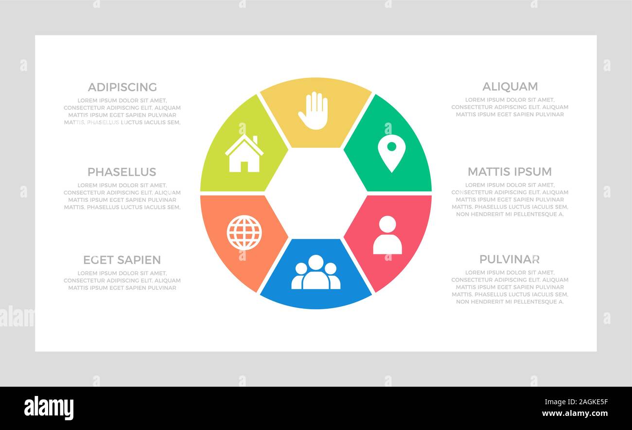 Set of green, turquoise, blue, orange and red elements for infographic ...