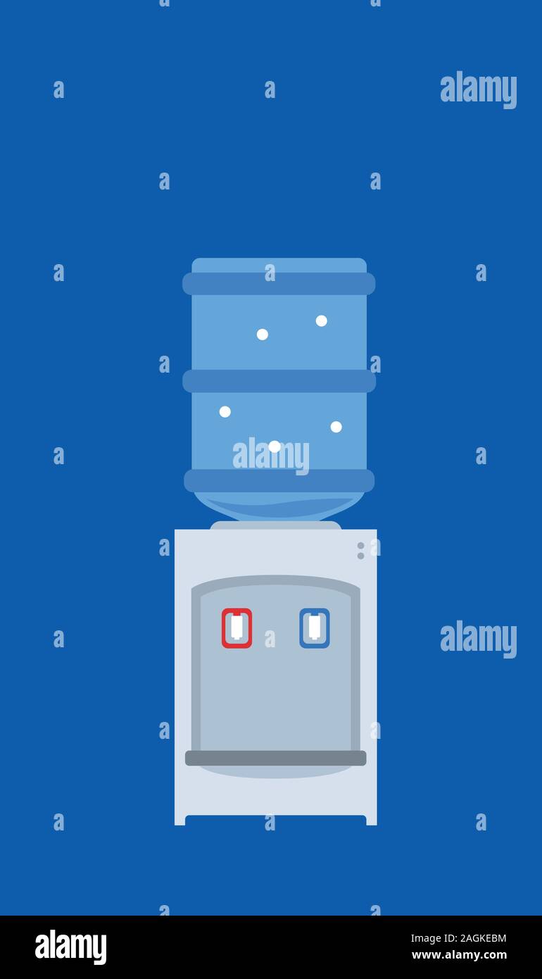 Water dispenser Machine. Isolated Vector Illustration Stock Vector ...