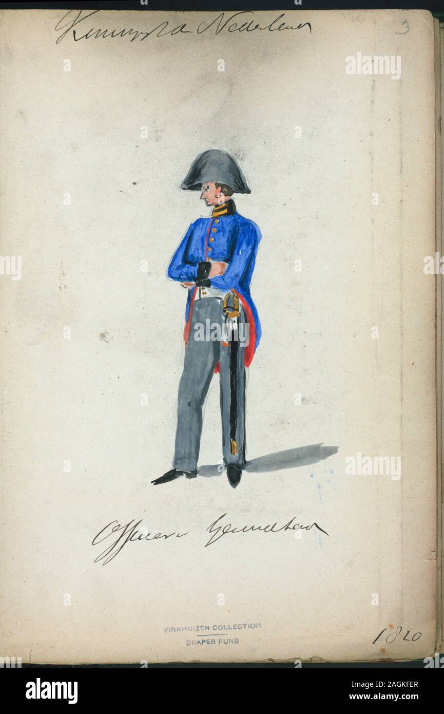 Netherlands dutch holland soldier, 1820.; Netherlands dutch holland ...