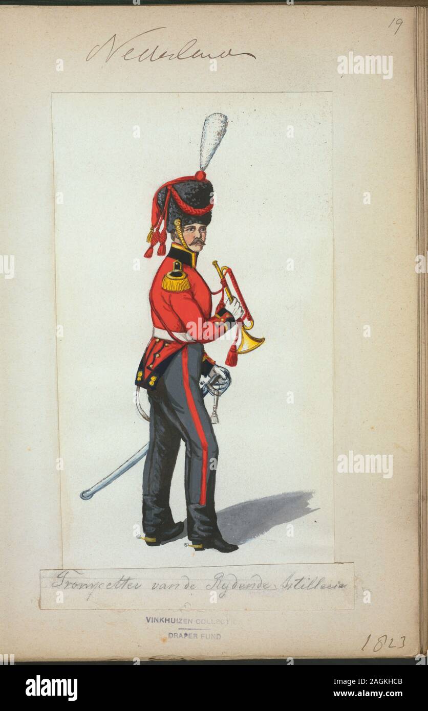 Netherlands dutch holland soldier, 1823 [part 2].; Netherlands dutch ...
