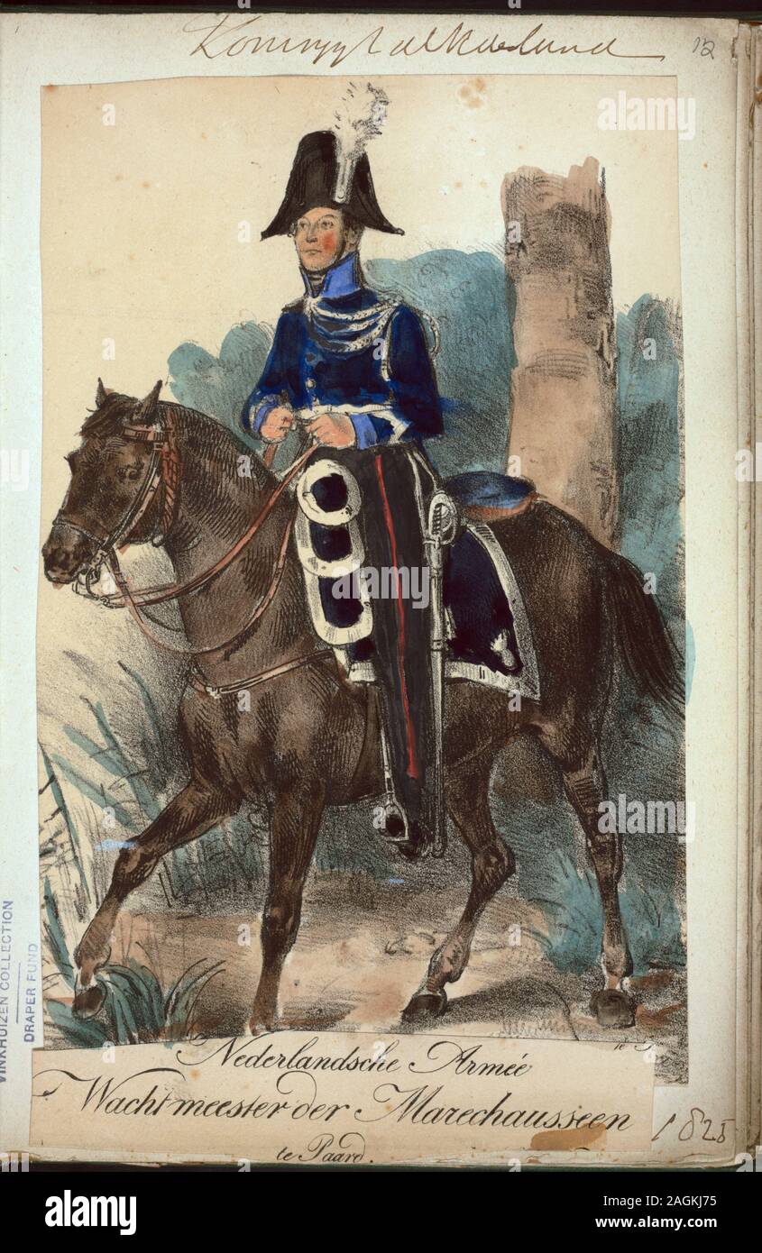 Netherlands dutch holland soldier, 1825.; Netherlands dutch holland ...
