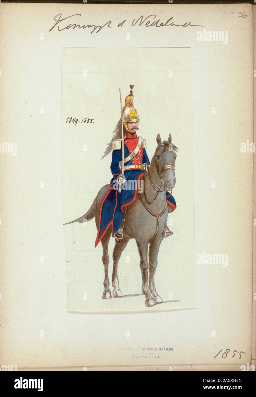 Netherlands dutch holland soldier, 1848-55.; Netherlands dutch holland ...