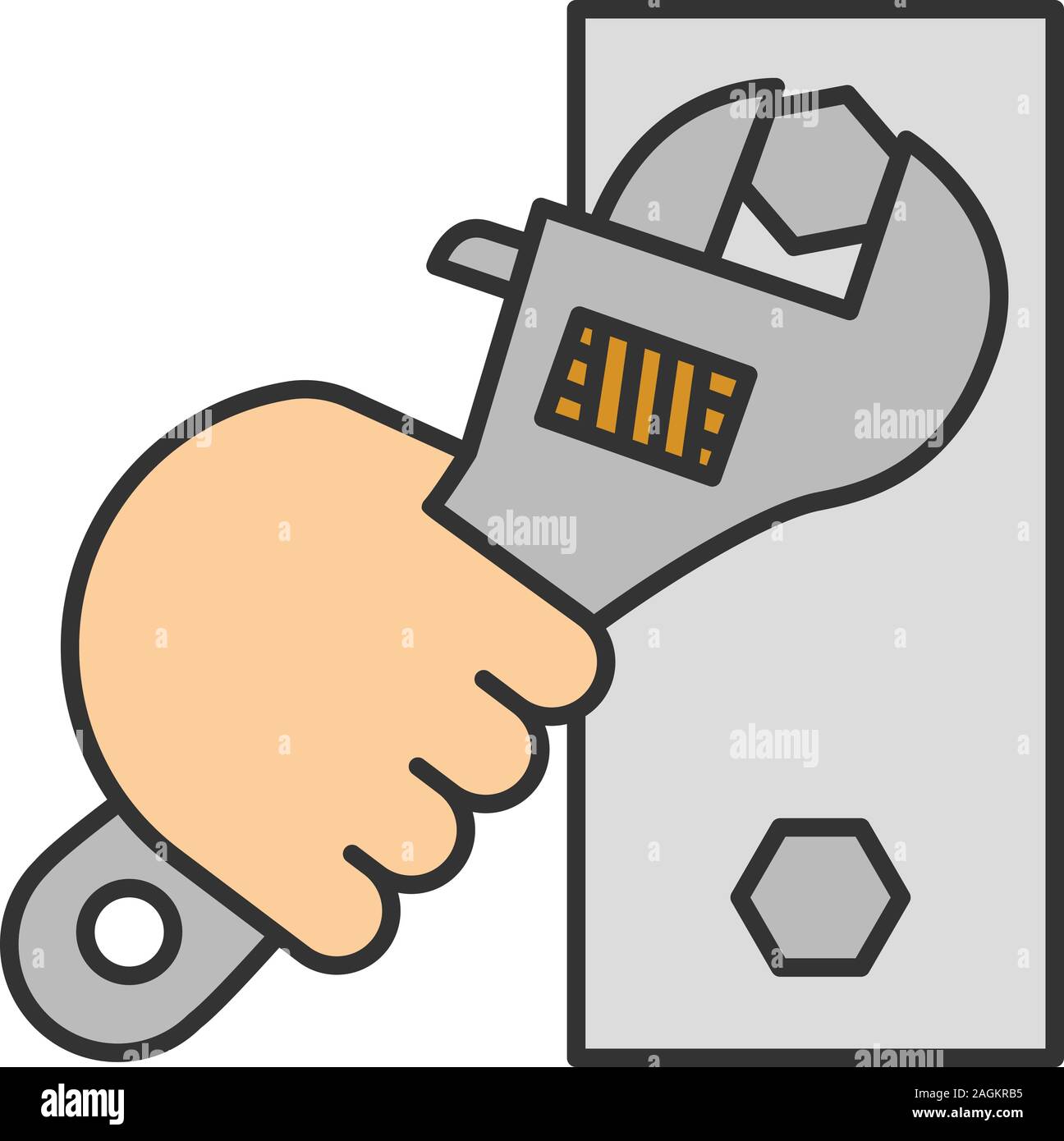 Combination Wrench Clip Art