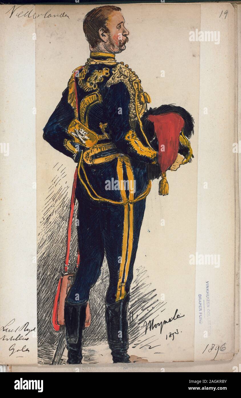 Netherlands dutch holland soldier, 1896 [part 3].; Netherlands dutch