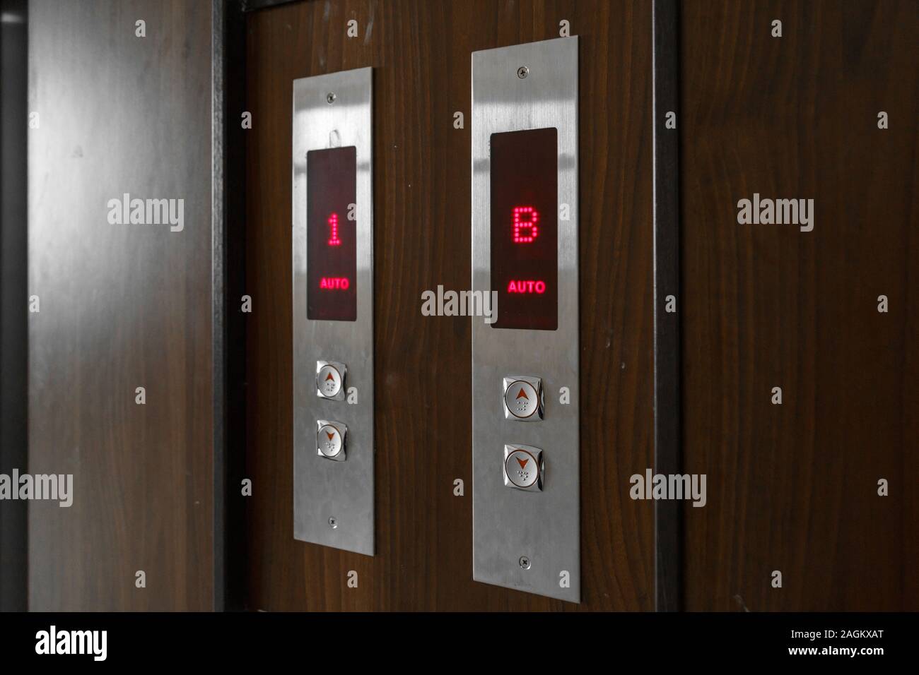 Elevator Buttons Up High Resolution Stock Photography and Images Alamy