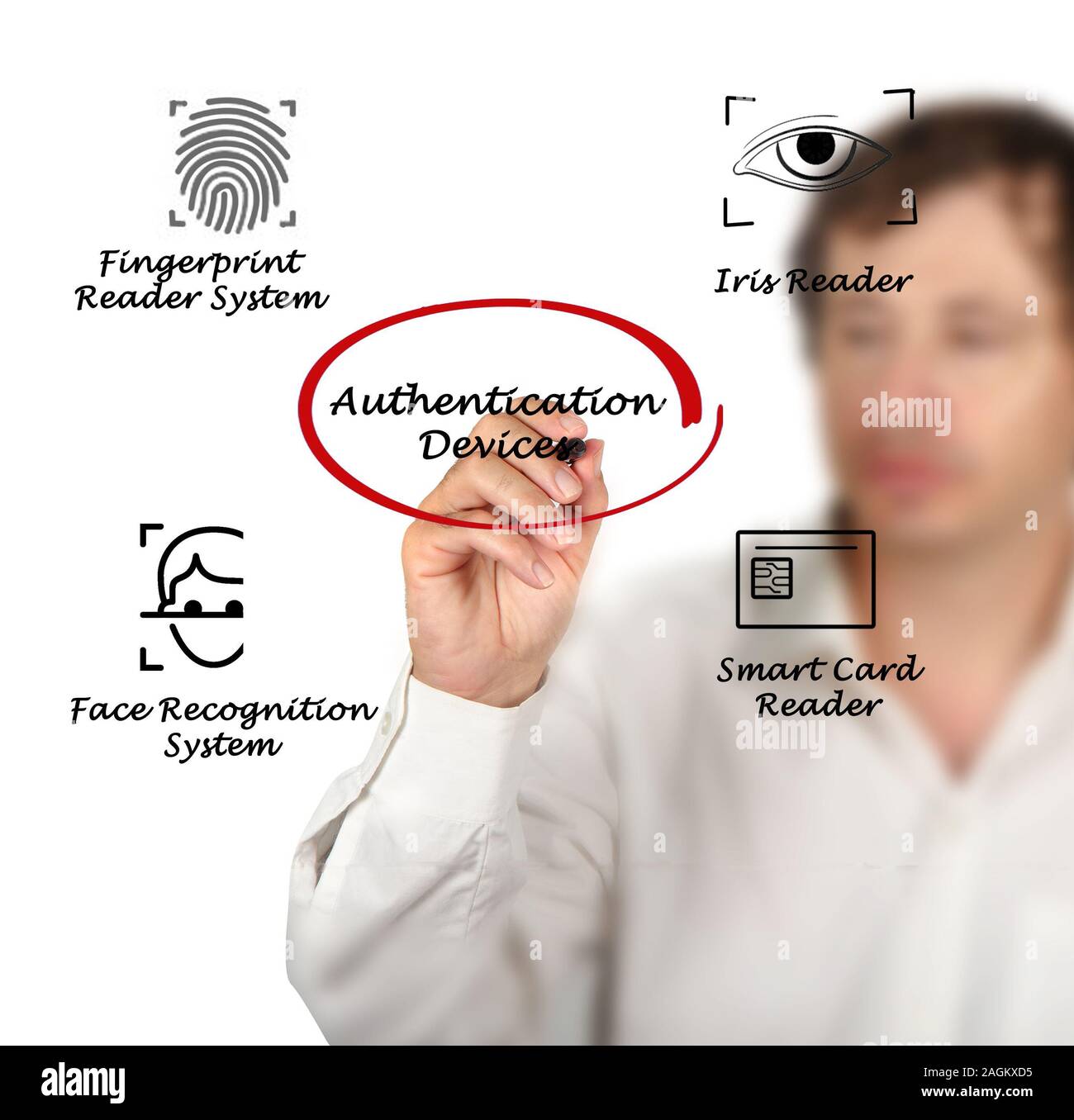 Diagram biometric system hi-res stock photography and images - Alamy