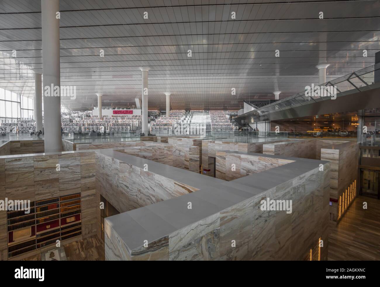 one of the first public libraries in the Persian Gulf region, the Qatar ...