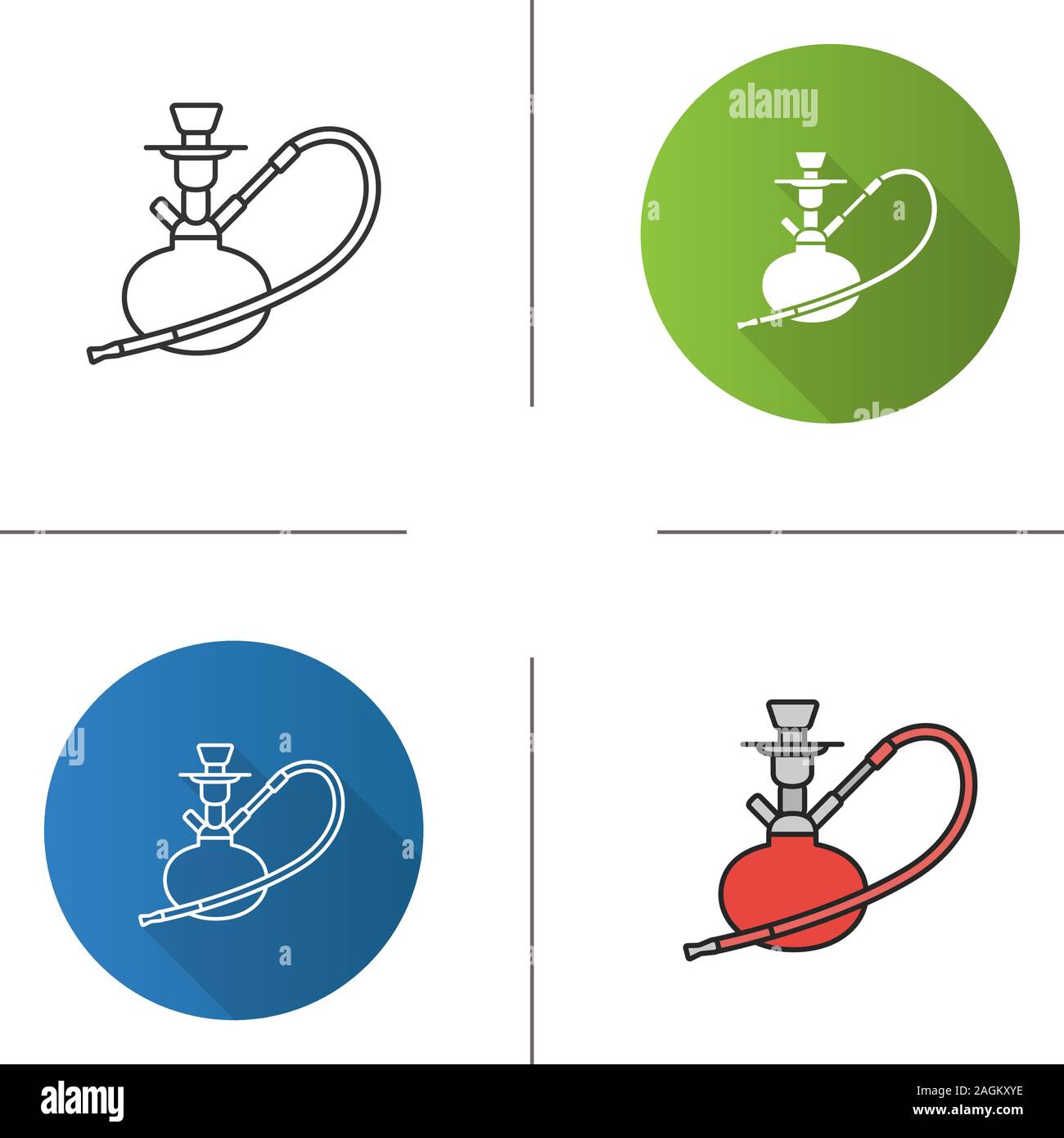Flavored shisha tobacco Stock Vector Images - Alamy