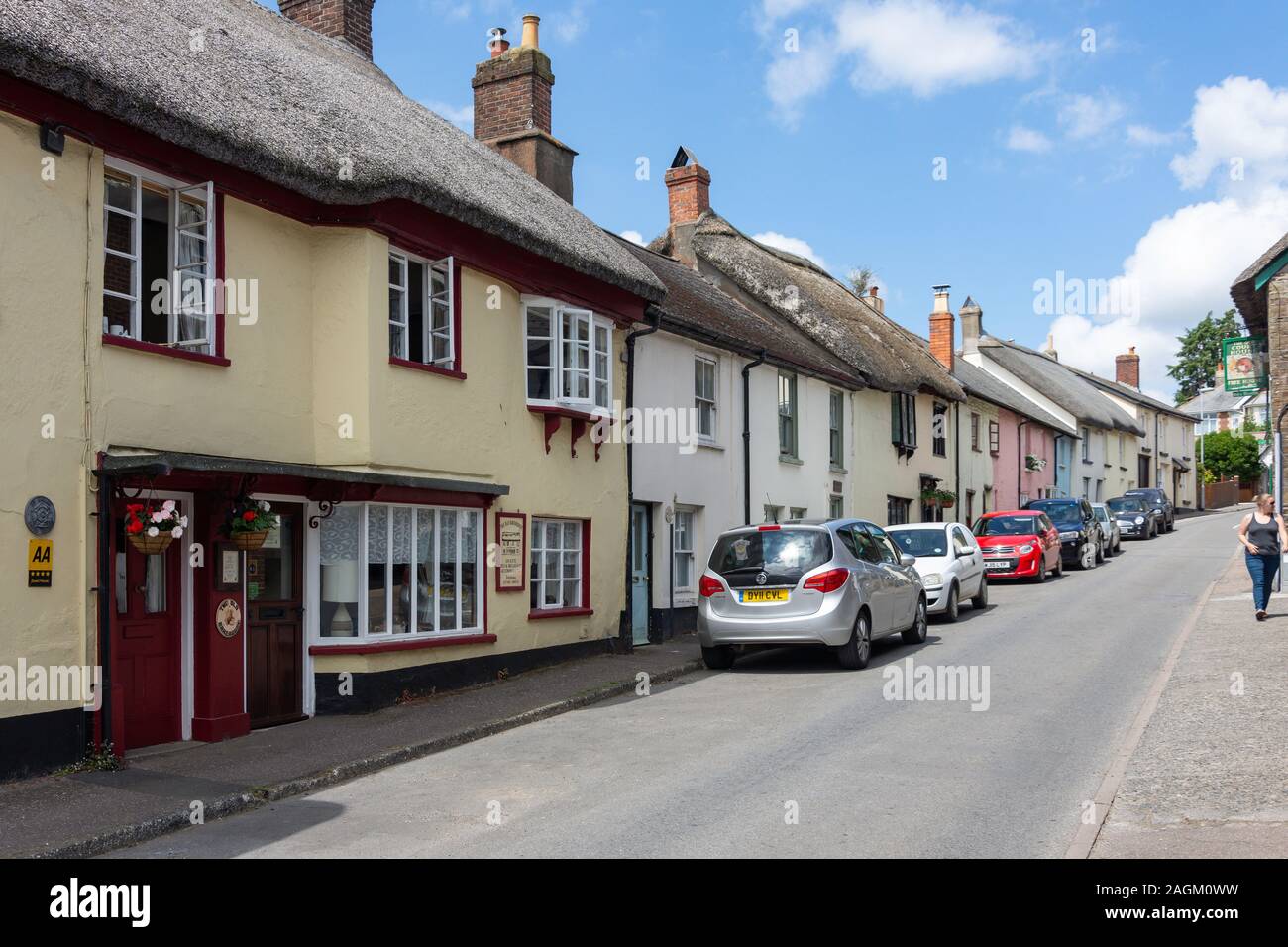Thatched Cottages Devon Stock Photos Thatched Cottages Devon