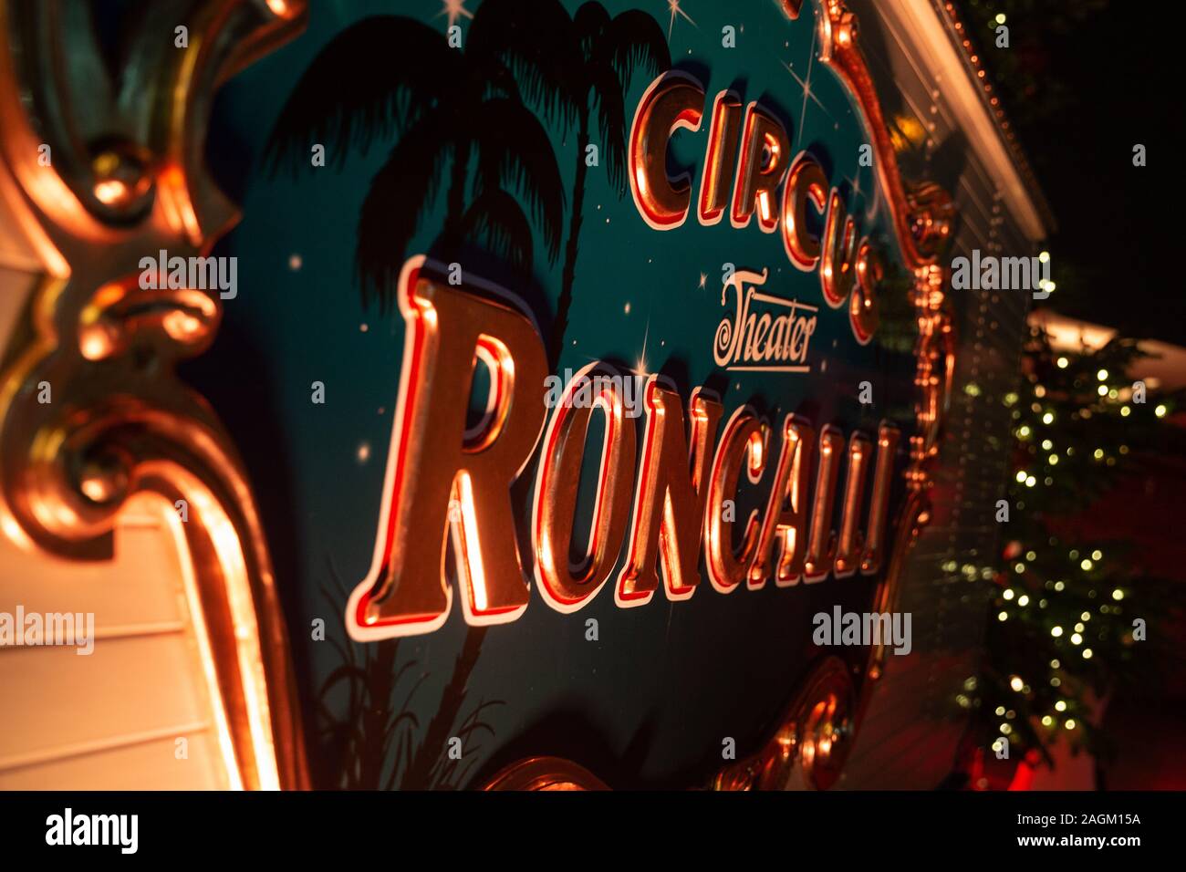 Berlin Germany 16th Dec 2019 Exterior View Of The Roncalli Christmas Circus Circus Roncalli Will Be