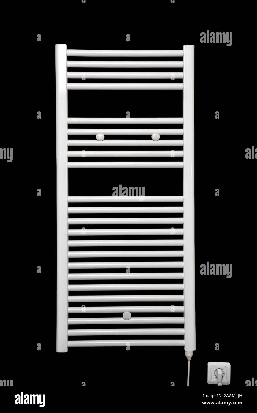 white wooden towel rail wall mounted on Towel Rail High Resolution Stock Photography And Images Alamy