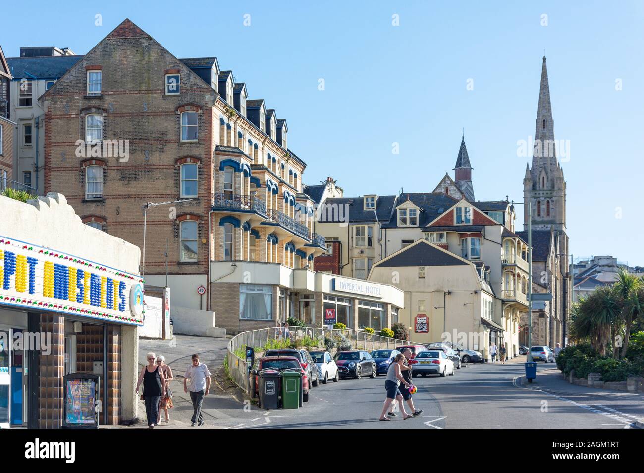 Imperial Hotel and Emmanuel Church, Wilder Road, Devon