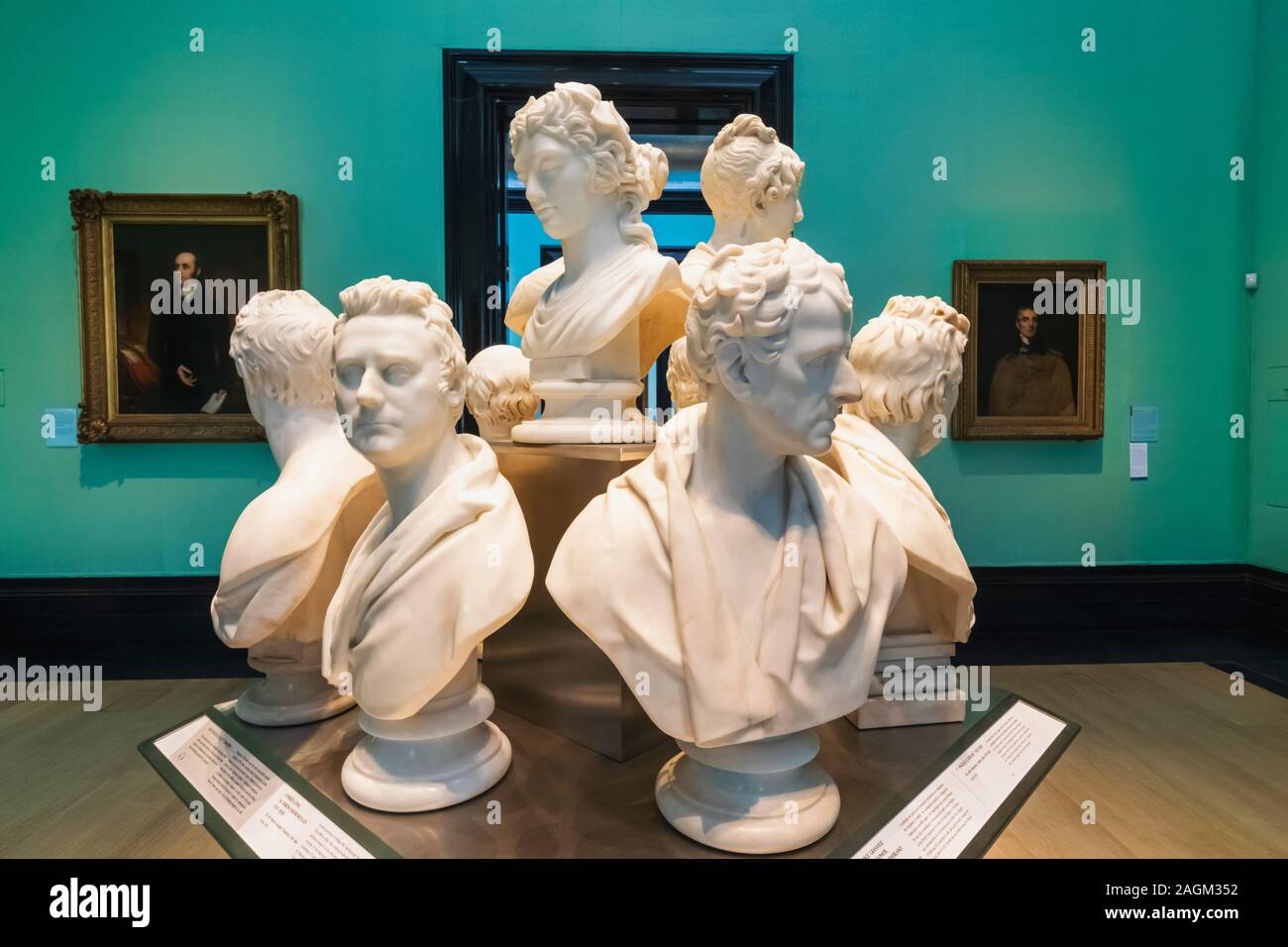 England, London, Trafalgar Square, National Portrait Gallery, Display