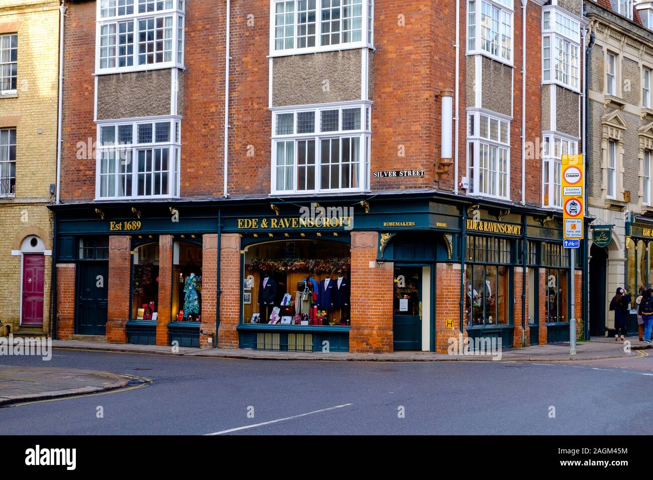Ede & Ravenscroft are the oldest tailors in London, established in 1689. They make, sell and hire out legal gowns and wigs, clerical dress, civic and Stock Photo