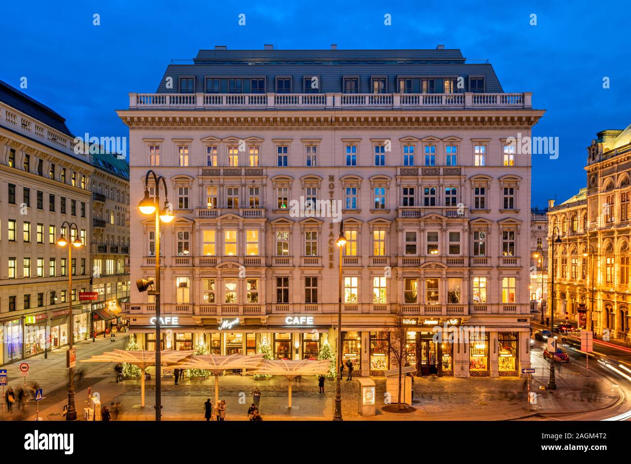 Hotel Sacher, Vienna, Austria Stock Photo