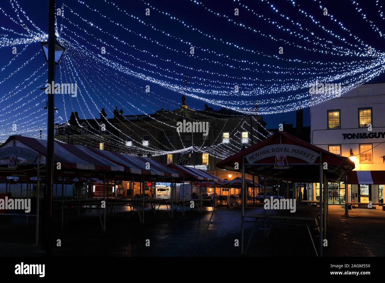 Newark on trent nottinghamshire market square hires stock photography