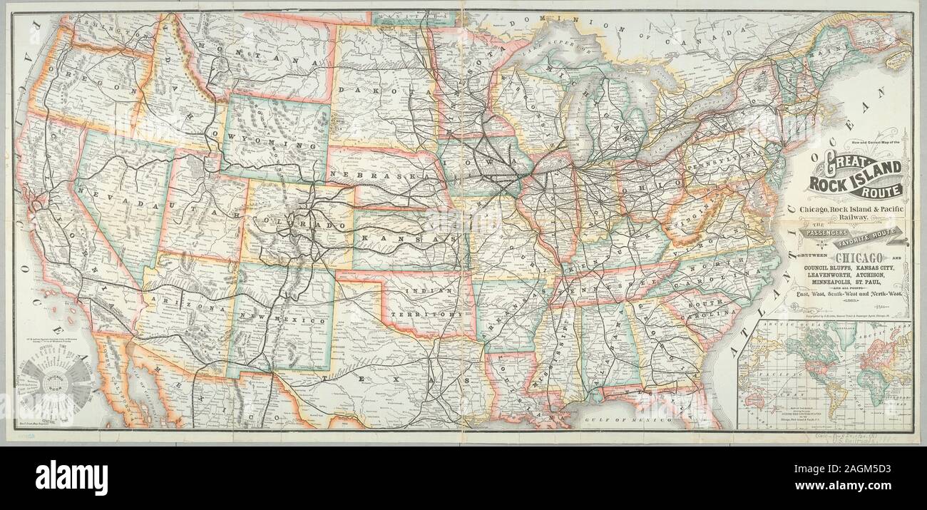 Umkc Mechanical Engineering Major Map Chicago Rock Island Pacific Railway High Resolution Stock Photography And  Images - Alamy