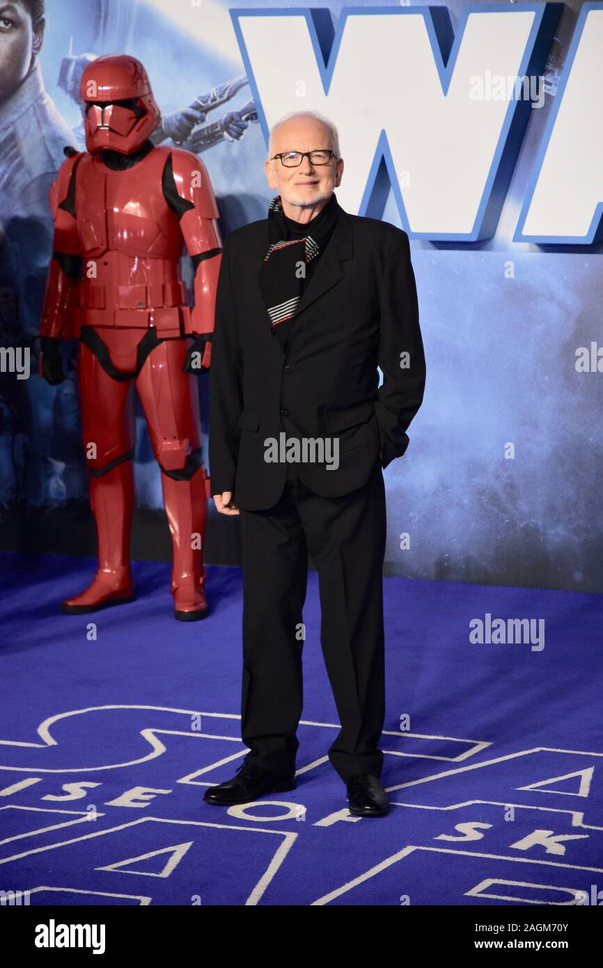 Ian McDiarmid Star Wars: The Rise of Skywalker. European Premiere, Cineworld Leicester Square, London. UK Stock Photo