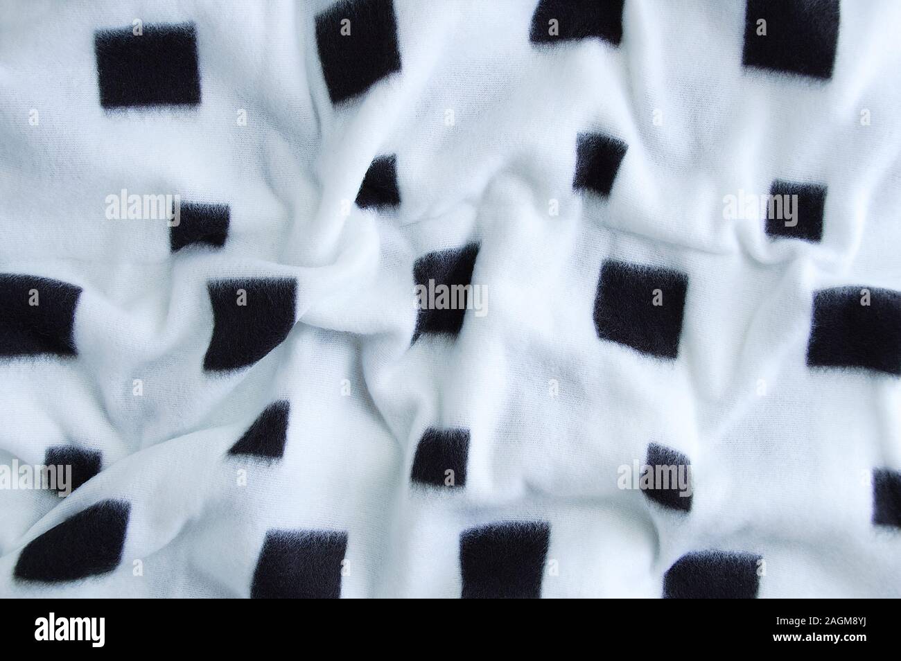 Black and white plaid texture hi-res stock photography and images - Alamy
