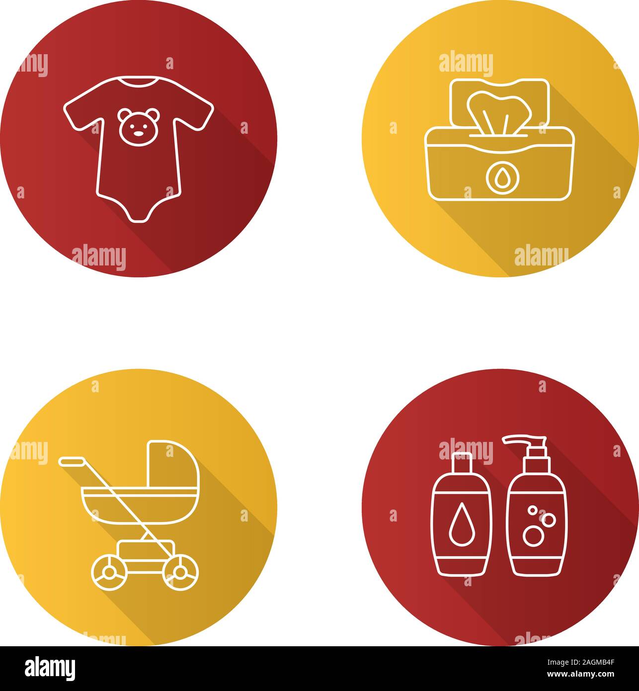 Childcare top vector stroller