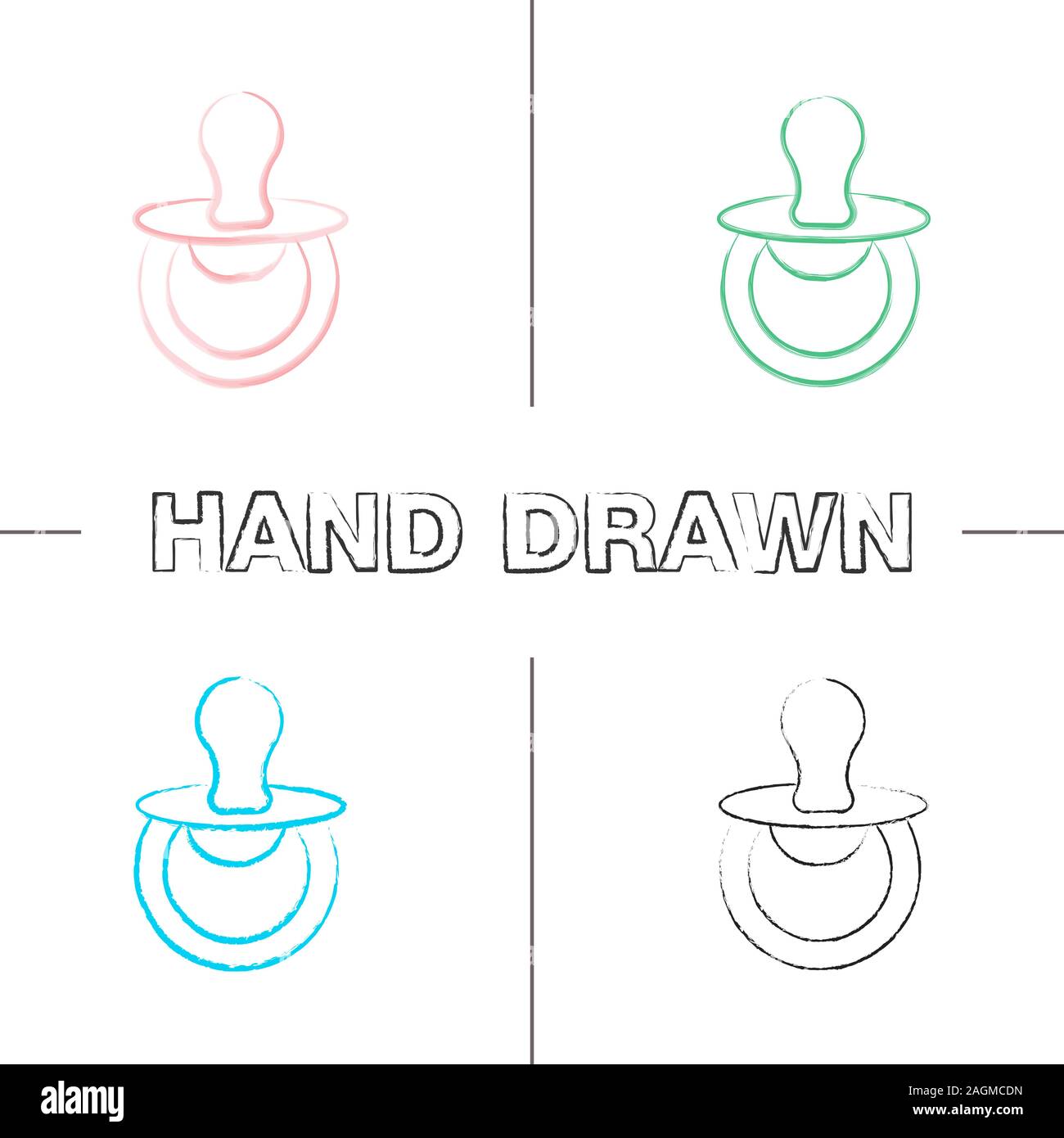 How To Draw A Pacifier Easy