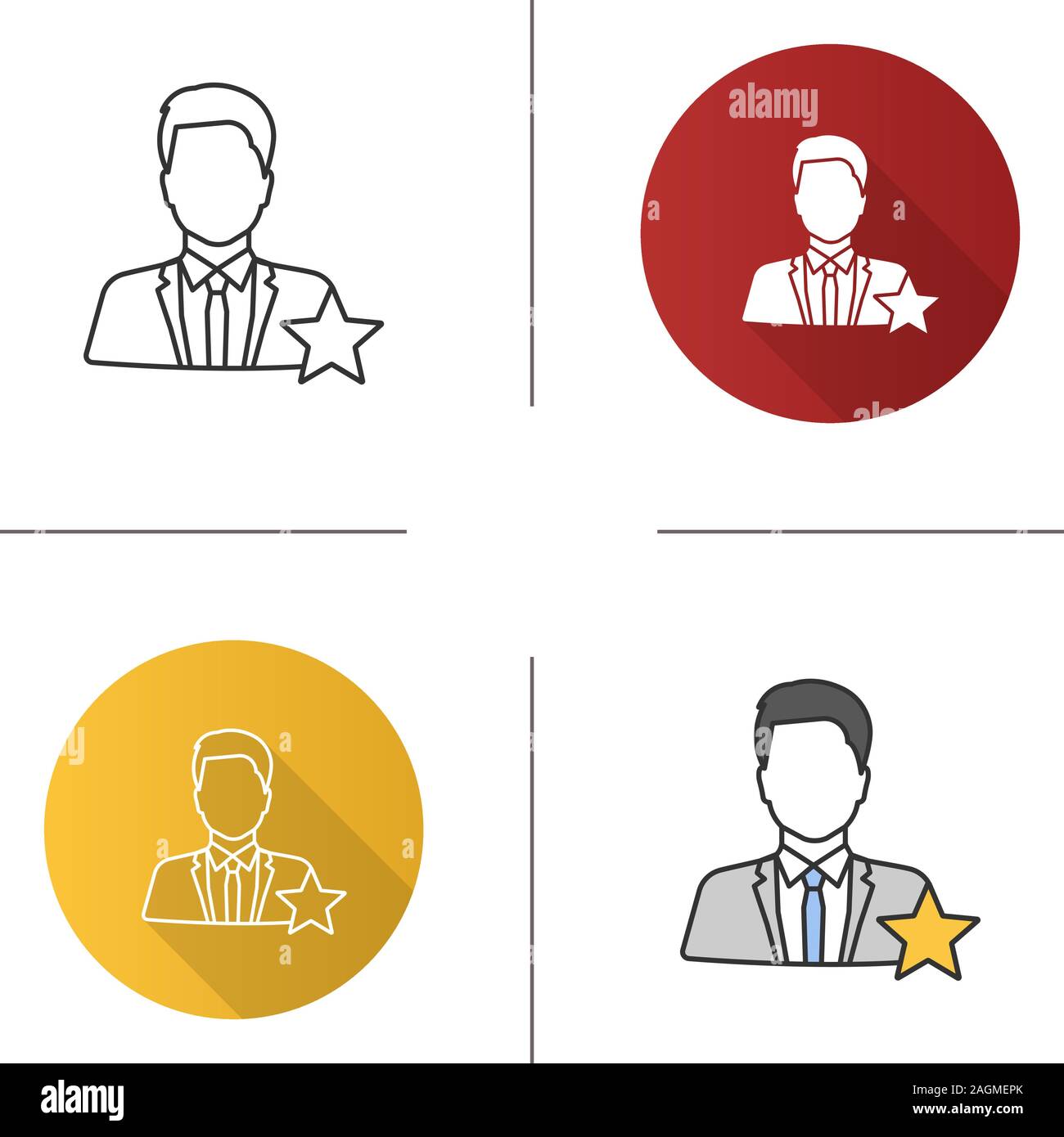 Superstar icon vector vectors hi-res stock photography and images - Alamy