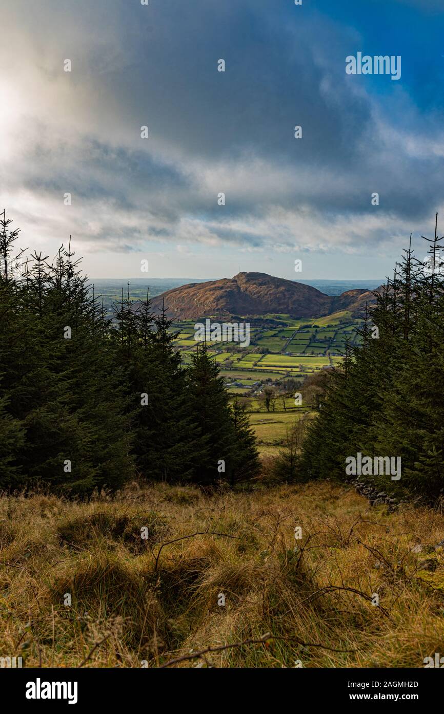 Slieve Gullion, Ring of Gullion Dyke, Camlough, County Armagh, Northern Ireland Stock Photo