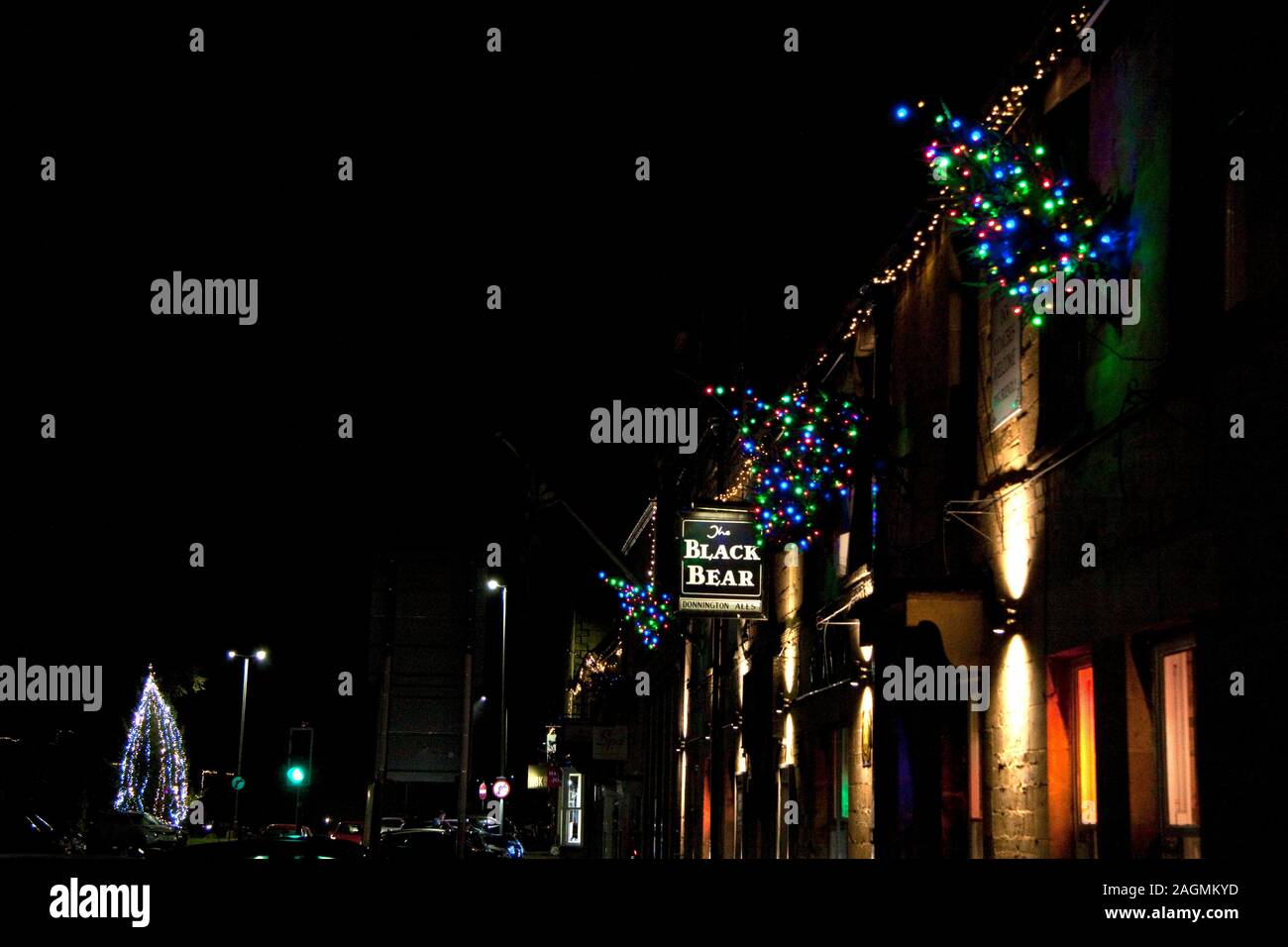 Moreton in the Marsh Market Town Christmas Lights Stock Photo Alamy