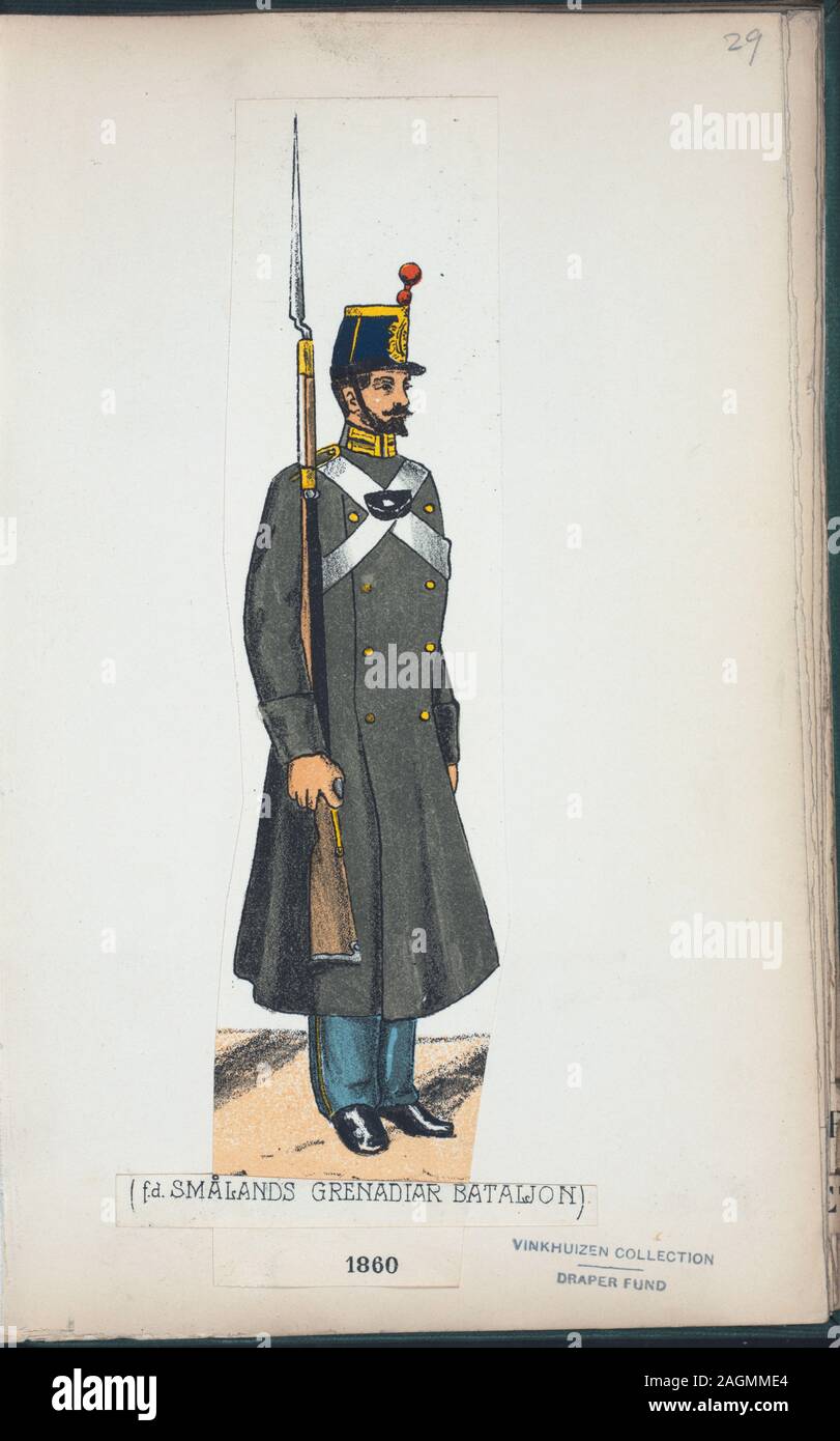 Norway and Sweden soldier, 1860.; Norway and Sweden soldier, 1860 Stock ...