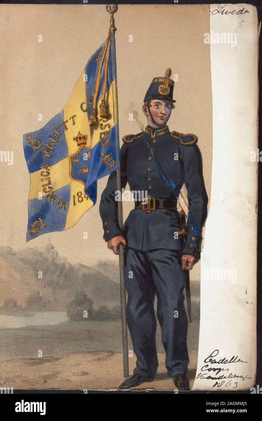 Norway and Sweden soldier, 186263.; Norway and Sweden soldier, 186263