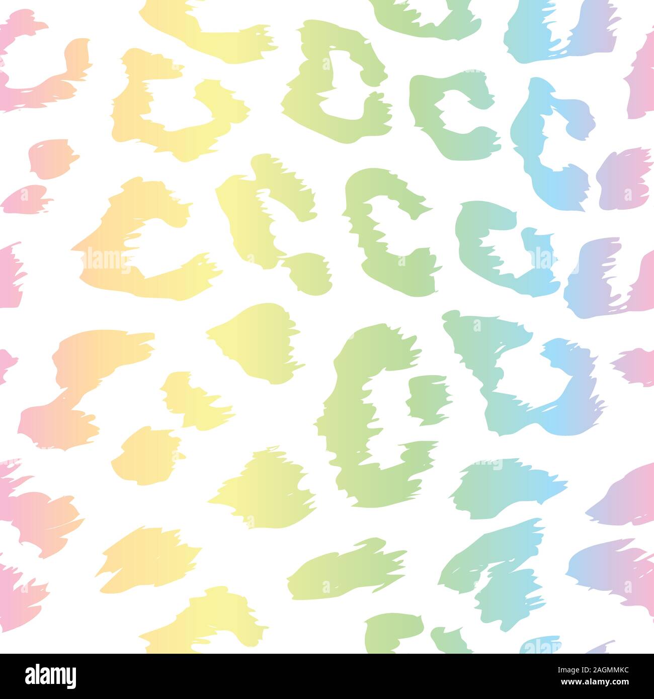 Leopard pattern design in rainbow colors - funny drawing seamless ocelot  pattern. Lettering poster or t-shirt textile graphic design. / wallpaper,  wr Stock Vector Image & Art - Alamy