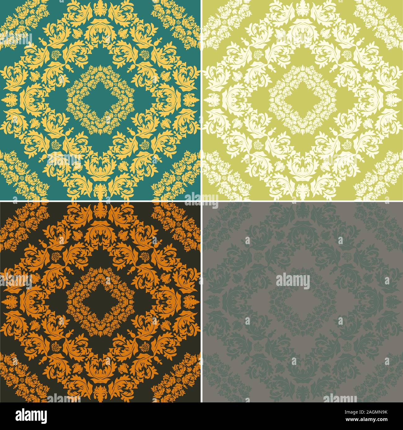 Decorative element traditional damask pattern. Vector eps 10 Stock ...