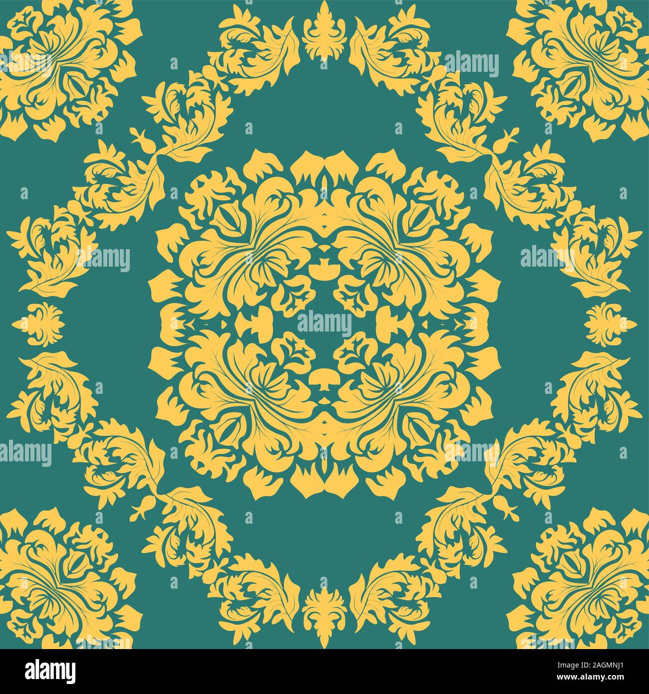 Decorative element traditional damask pattern. Vector eps 10 Stock ...