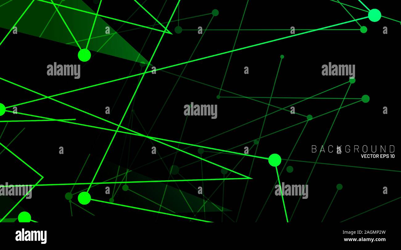 abstract vector background. polygonal space low poly dark background ...