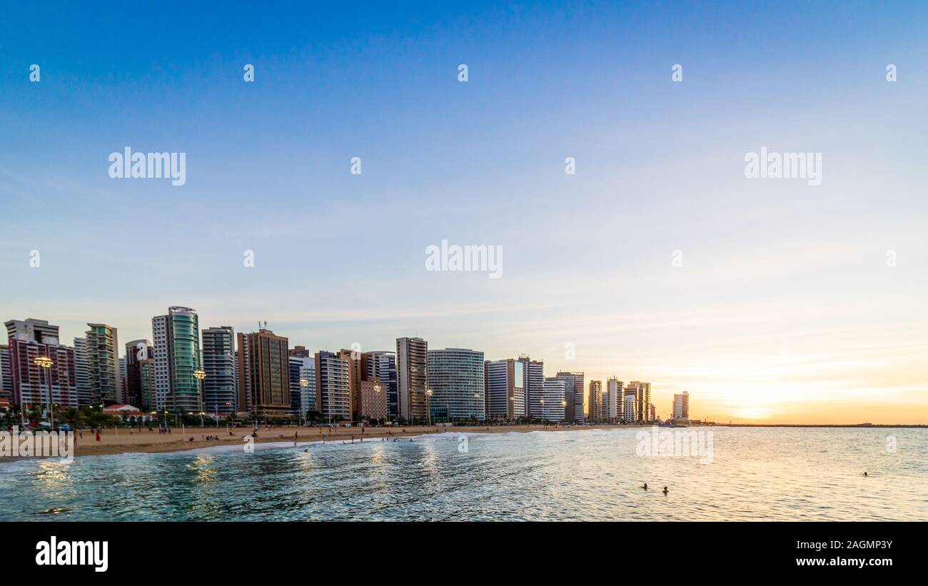 scenes from the seafront of the city of Fortaleza, capital of the state of Ceara, in northeastern Brazil Stock Photo