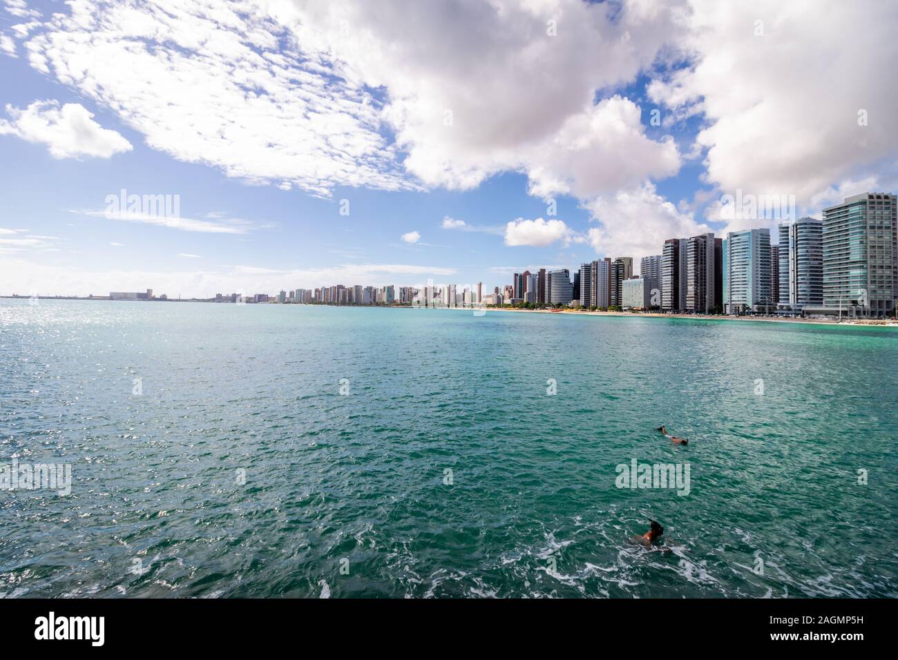 scenes from the seafront of the city of Fortaleza, capital of the state of Ceara, in northeastern Brazil Stock Photo