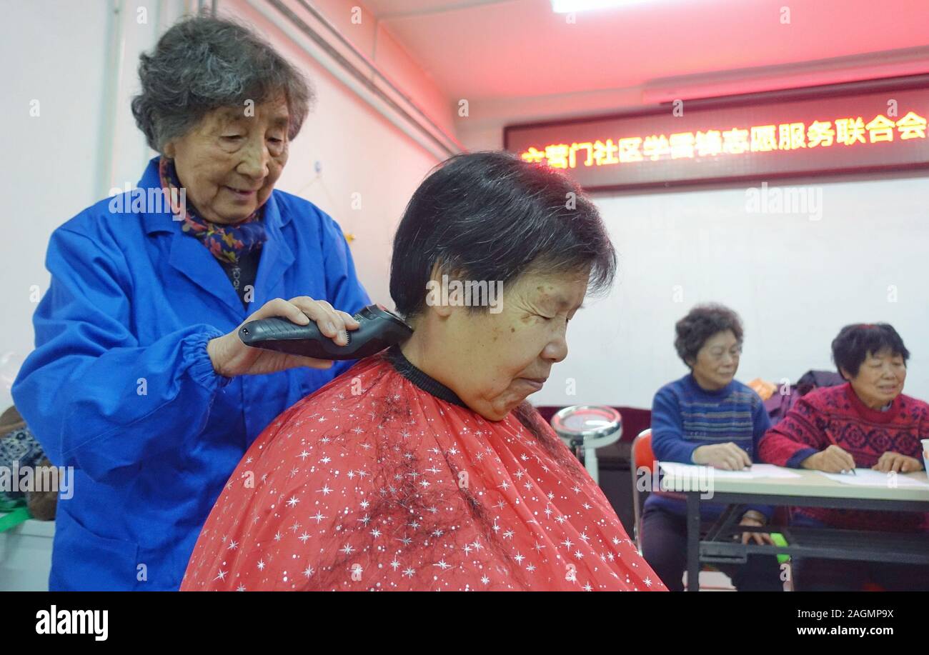 Beijing China 20th Dec 2019 Li Shulan L A Community